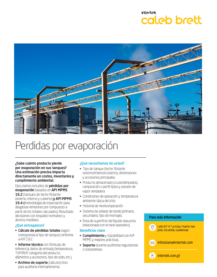 Portada brochure perdidas evaporacion